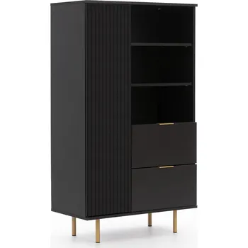 Knihovna Nábytek PEGAS s.r.o. Regál Nubia R1D2SZ černá