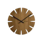 VLAHA Dubové hodiny vyrobené v Čechách s černými ručkami ⌀32,5cm VCT1015