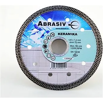 Řezný kotouč Ostatní Diamantový řezný kotouč 125x1,4x22,23 KERAMIKA