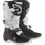 Boty tech 7 s, alpinestars, dětské (černá/bílá, vel.34)