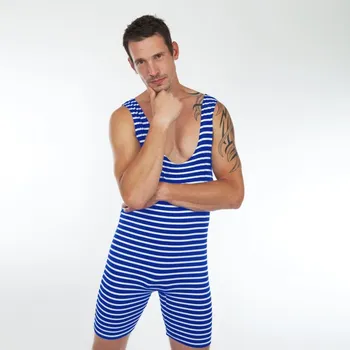 Pánské plavky Plavky Retro pánské M, Modrá