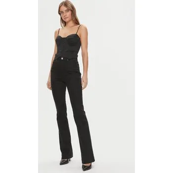 Guess Top W4RH17 WD1R2 Černá Slim Fit M