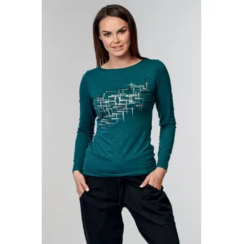 Tričko Draps 47 smaragdové Velikost: M