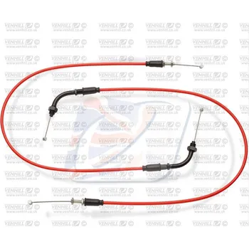 Lanko plynu Venhill S01-4-100-RD featherlight červená