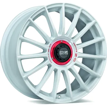 Alu kolo Alu disk OZ SPORT SUPERT EVOLUZ WRC 8x18, 5x112, 75, ET48 RACE WHITE RED LETTERING
