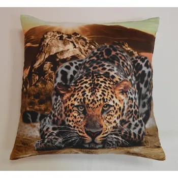Povlak na dekorativní polštářek Apex® produktová řada 3D 3D povláček na polštářek Apex - Leopard - Povláček na polštářek
