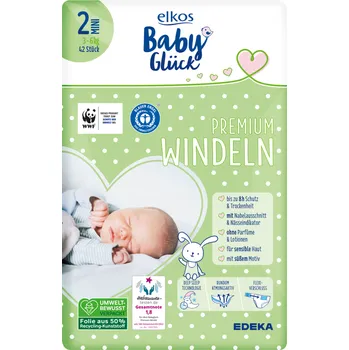 jednorázová plena Elkos Premium dětské pleny 2 mini 3-6 kg 42 kusů