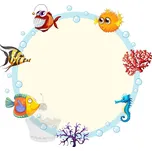 Caketools Jedlý papír "Rybky 7" A4