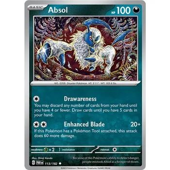 Karetní hra Absol 113/182 - Paradox Rift Typ karty: Non-Holo