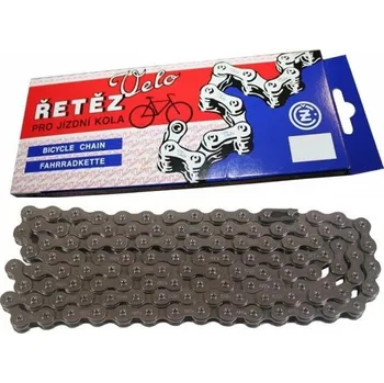 Řetěz na kolo řetěz ČZ 1/2x3/16" 120 + spojka 6103