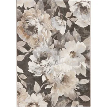 Koberec Moderní kusový koberec Ragolle Argentum 63421 3243 Květy béžový hnědý Rozměr: 240x330 cm