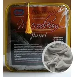 Apex® produktová řada Flanel 1L - Mikroplyšové prostěradlo Apex Microdream Flanel - 90/200 - Tmavě šedá