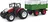 Amewi RC traktor s nákladním vozem pro dobytek 1:24, červený/bílý