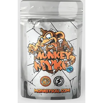 Hnojivo Monkey Myko Pro 100g (Nová receptura Monkey Soil pro mykorhizu z kmene Rhizoglomus - BEG72, která nabízí neuvěřitelné zemědělské výsledky. Mykorhizní houby a spory poskytují rostlinám mnoho výhod: zvyšují absorpční povrch kořenů, vytvářejí lepší odolnost)
