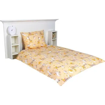 Povlečení Povlečení Medvídek na žebříku - béžový