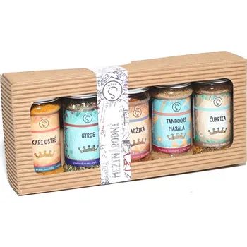 Koření Solomon Dárková sada koření mezinárodní 5x 80 ml