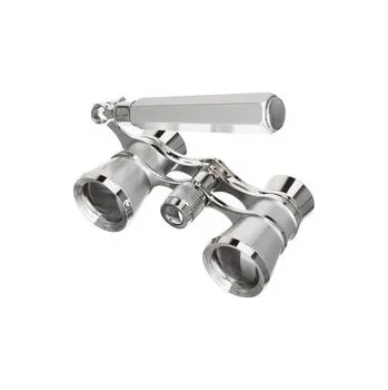 Dalekohled Levenhuk Broadway 325E (stříbrná) - Divadelní kukátko s lorňonem