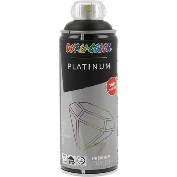 Barva ve spreji Dupli-Color Platinum RAL 9005 černá saténově matná barva ve spreji 400ml