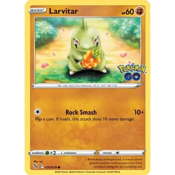 Karetní hra Pokémon karta Larvitar 037/078 - Pokémon Go