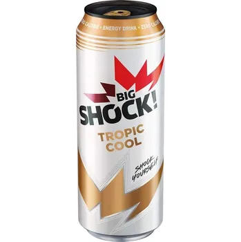 Energetický nápoj Big Shock! Tropic zero 0,5l plech