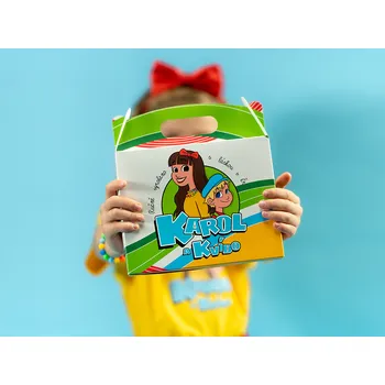 Dárkový potravinový koš KAROL A KVÍDO DÁRKOVÝ BOX