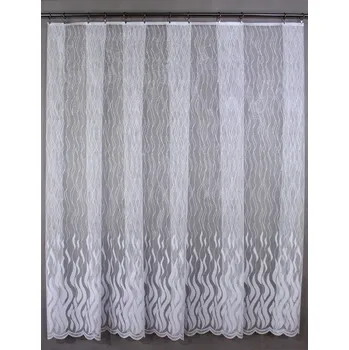 Záclona Záclona skleněná vlna bílá 175 cm