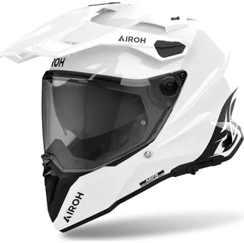 Helma na motorku Přilba COMMANDER 2 Color, AIROH (lesklá bílá) 2026 (Velikost: XS)