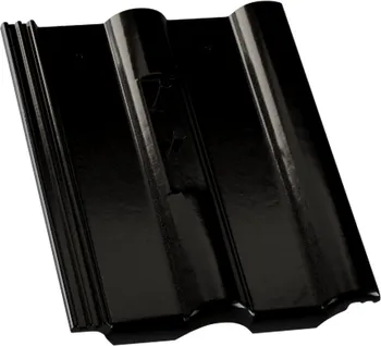 Střešní krytina KM Beta Prima kolektorová taška 42 × 33,1 cm černá