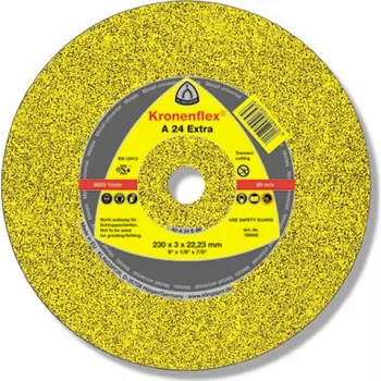 Brusný kotouč Klingspor konvexní ocelový brusný kotouč 125x6x22mm A24 Extra - 45458A