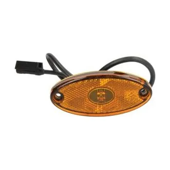 Přídavný světlomet Poziční světlo Flatpoint II 10-30V LED, s kabelem 0,5m, oranžové 12969