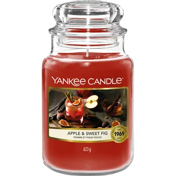 Svíčka Yankee Candle Apple & Sweet Fig