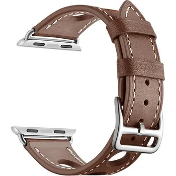 Řemínek na hodinky X-SITE Řemínek pro Apple watch kožený 38/40/41mm hnědý