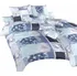 Povlečení DADKA VRACOV Pampelišky 3D modré flanel 140 x 200, 70 x 90 cm zipový uzávěr