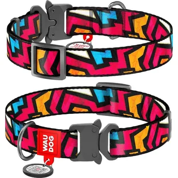 Obojek pro psa WAUDOG Nylon obojek 3,5 × 46–70 cm Graffiti