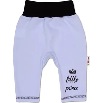 Tepláčky/Kalhoty kojenecké bavlna - LITTLE PRINCE modré - vel.62