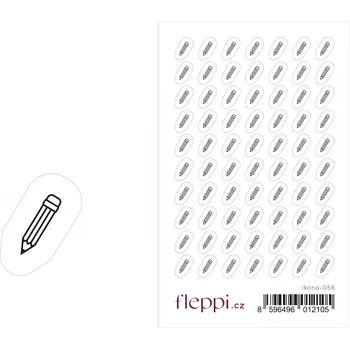 Grafitová tužka Fleppi Samolepky ikonky – Tužka
