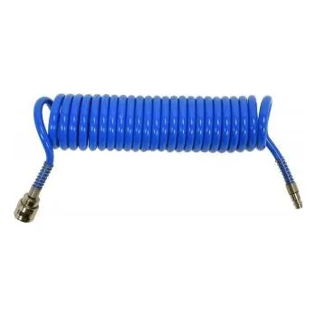 Příslušenství ke kompresoru Hadice vzduchová spirálová s rychlospojkami 1/4", hadice pr. 10mm délka 5m 14671