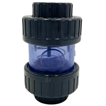 Pooltechnika Zpětný ventil transparentní d75 PVC PN16 EPDM