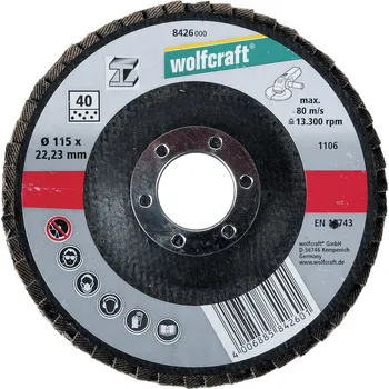 Brusný kotouč Wolfcraft lamelový brusný talíř o 125 mm 8425000