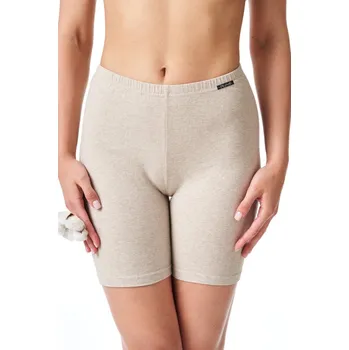 Kalhotky Dámské podvlékací kalhotky s nohavičkami HOT TOUCH LXU 729 Béžová - Key béžová S