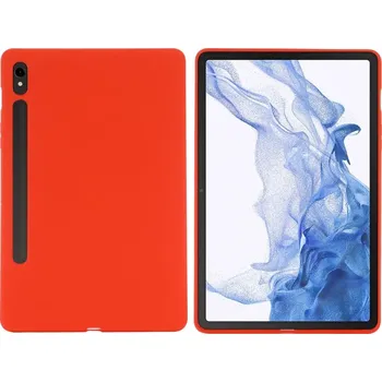 Příslušenství pro tablet VSECHNONAMOBIL 66600 RUBBER Ochranný kryt pro Samsung Galaxy Tab S10 FE / Tab S10 Lite / Tab S9 FE červený