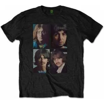 Pánské oblečení Merch The Beatles: Tričko White Album Faces L