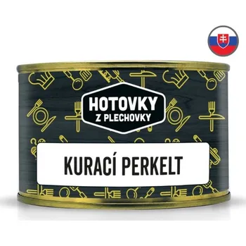 Hotové jídlo Hotovky z plechovky Kuřecí perkelt v plechovce Velikost: 400 g