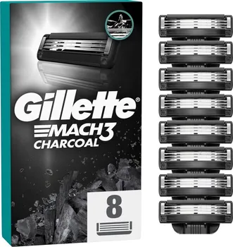 Gillette Mach3 Charcoal náhradní hlavice