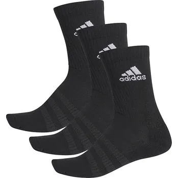 Pánská móda adidas Cush Crew DZ9357 3 páry černé