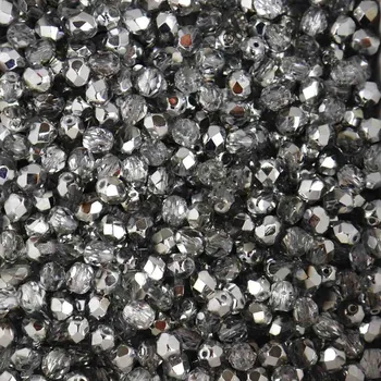 Dětské navlékací korálky Pro Háčkování Broušené ohňovky 6 mm 50 ks 00030/27001