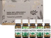 Saloos Vánoční pohoda sada 100% přírodních esenciálních olejů 5x 10 ml