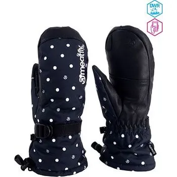 Rukavice Meatfly dámské rukavice Manson Black Dots | Černá | Velikost S