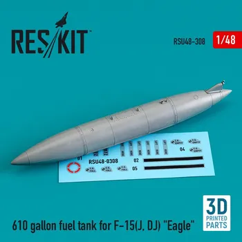 Plastikový model 1/48 610 gallon fuel tank for F-15(J, DJ) 'Eagle'