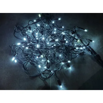 Vánoční dekorace Cortina Vánoční osvětlení světýlka rampouchy profi 100LED studená bílá